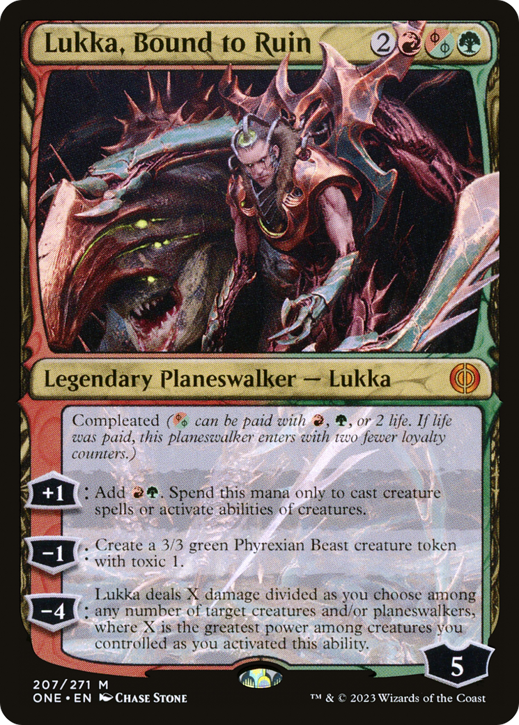 Lukka, Bound to Ruin [Phyrexia: All Will Be One] | Pandora's Boox
