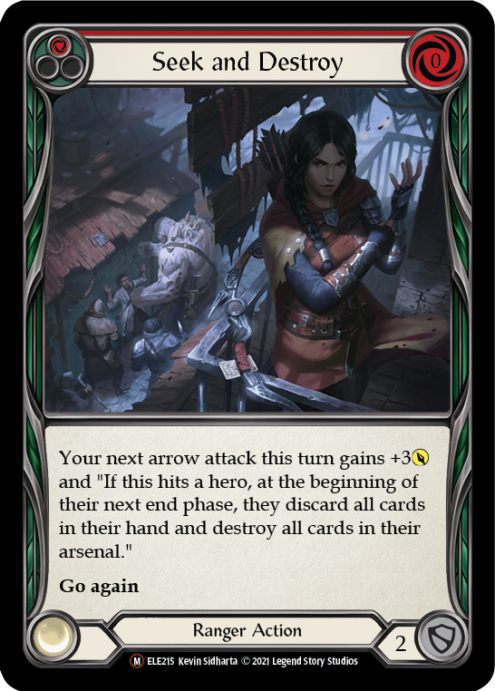 Seek and Destroy [U-ELE215] Unlimited Rainbow Foil