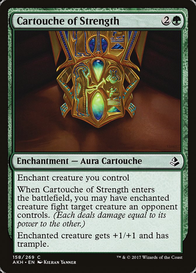 Cartouche of Strength [Amonkhet] | Pandora's Boox