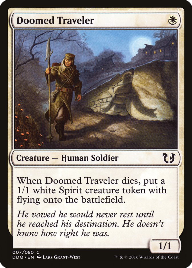 Doomed Traveler [Duel Decks: Blessed vs. Cursed] | Pandora's Boox
