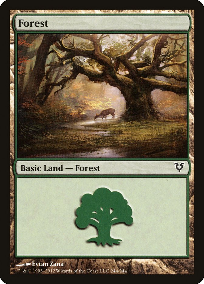 Forest (244) [Avacyn Restored] | Pandora's Boox