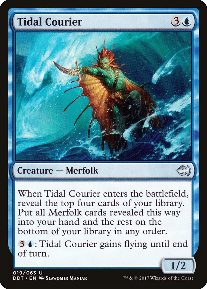 Tidal Courier [Duel Decks: Merfolk vs. Goblins] | Pandora's Boox