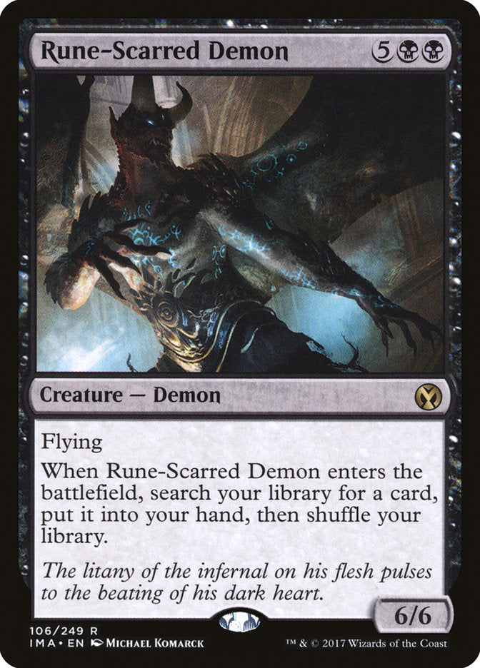 Rune-Scarred Demon [Iconic Masters] | Pandora's Boox