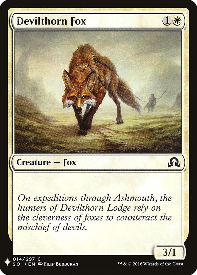 Devilthorn Fox [Mystery Booster] | Pandora's Boox