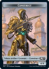 Construct // Soldier Double-Sided Token [Core Set 2021 Tokens] | Pandora's Boox