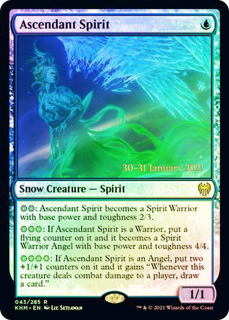 Ascendant Spirit [Kaldheim Prerelease Promos] | Pandora's Boox