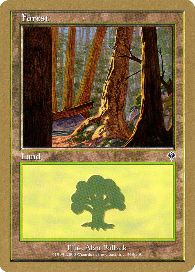 Forest (jt348a) (Jan Tomcani) [World Championship Decks 2001] | Pandora's Boox