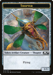 Knight // Thopter Double-Sided Token (Game Night) [Core Set 2019 Tokens] | Pandora's Boox