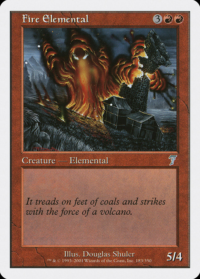 Fire Elemental [Seventh Edition] | Pandora's Boox