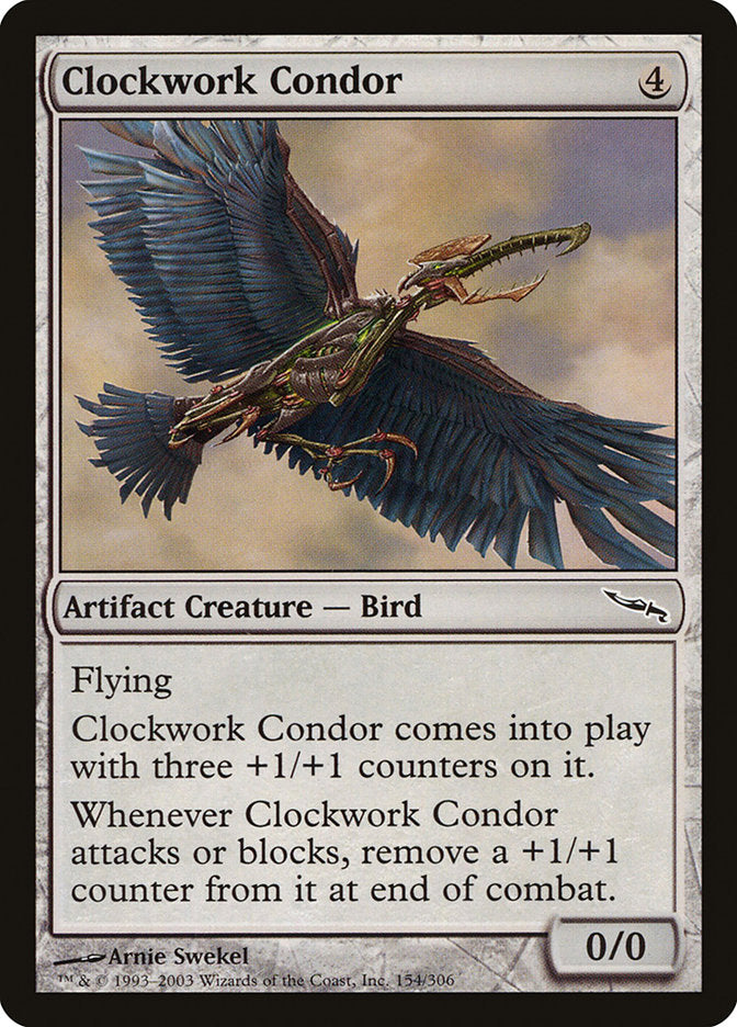 Clockwork Condor [Mirrodin] | Pandora's Boox