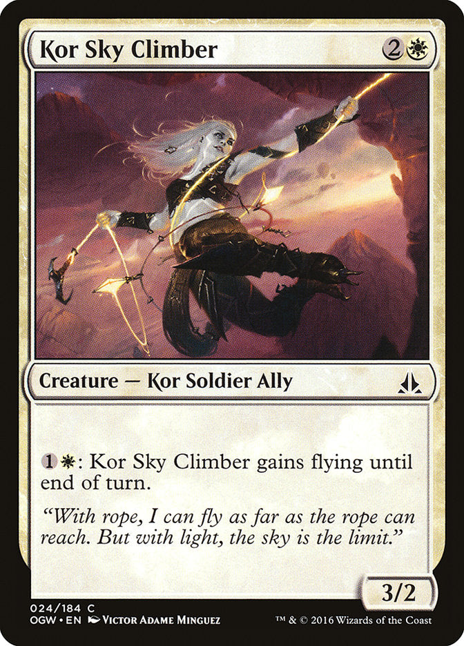 Kor Sky Climber [Oath of the Gatewatch] | Pandora's Boox