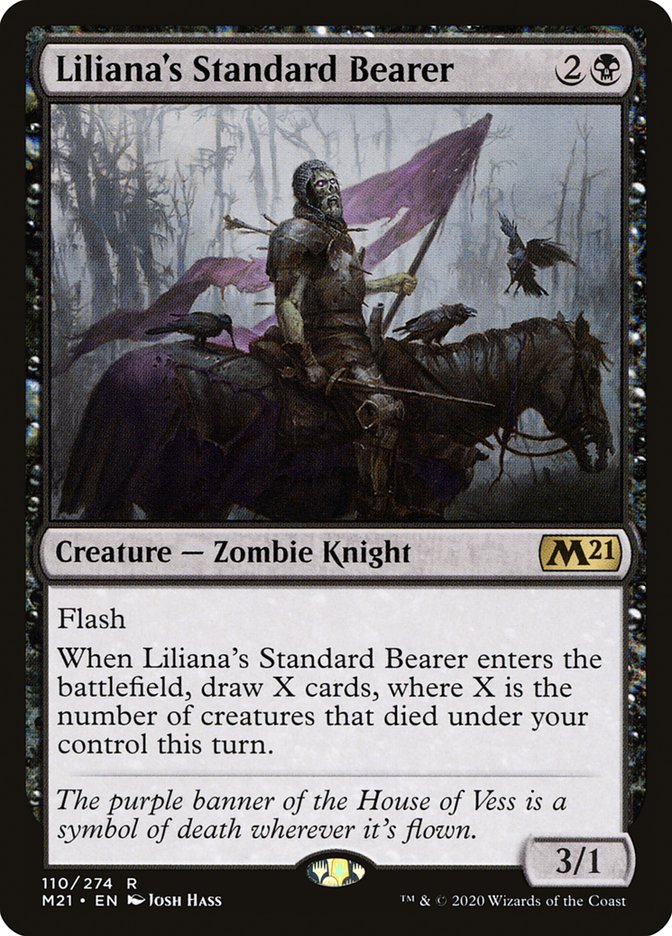 Liliana's Standard Bearer [Core Set 2021] | Pandora's Boox