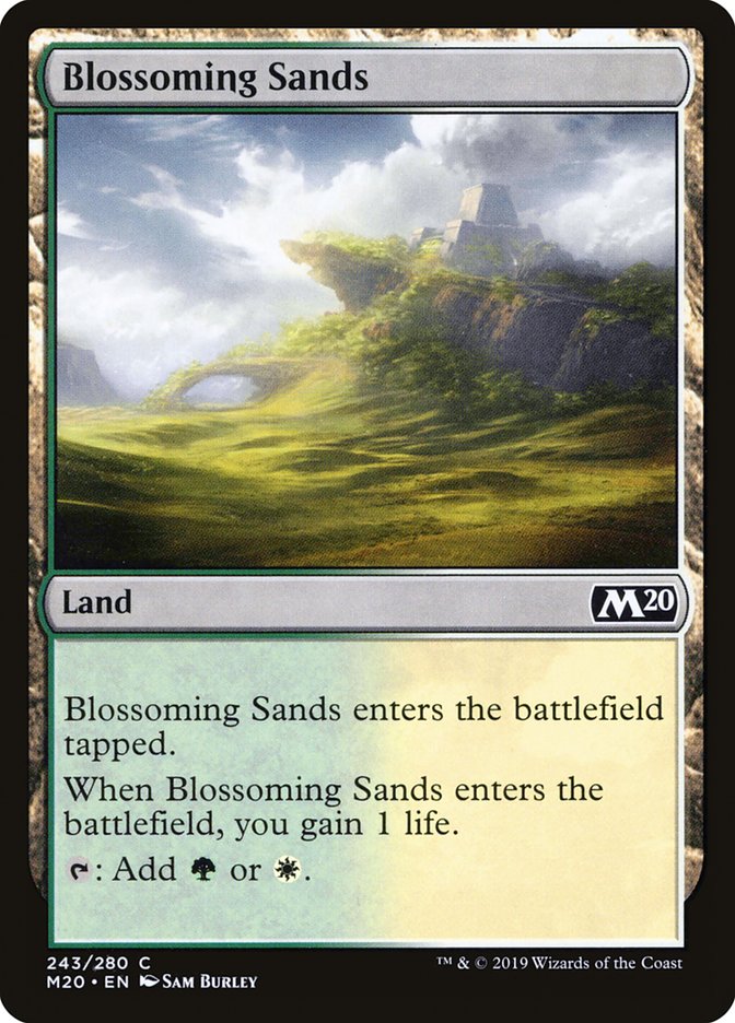 Blossoming Sands [Core Set 2020] | Pandora's Boox