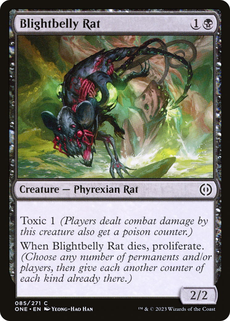Blightbelly Rat [Phyrexia: All Will Be One] | Pandora's Boox