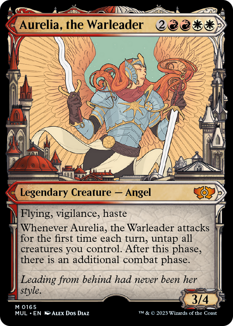 Aurelia, the Warleader (Halo Foil) [Multiverse Legends] | Pandora's Boox