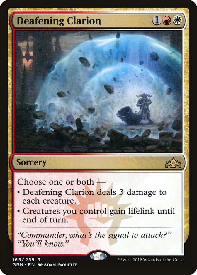 Deafening Clarion [Guilds of Ravnica] | Pandora's Boox