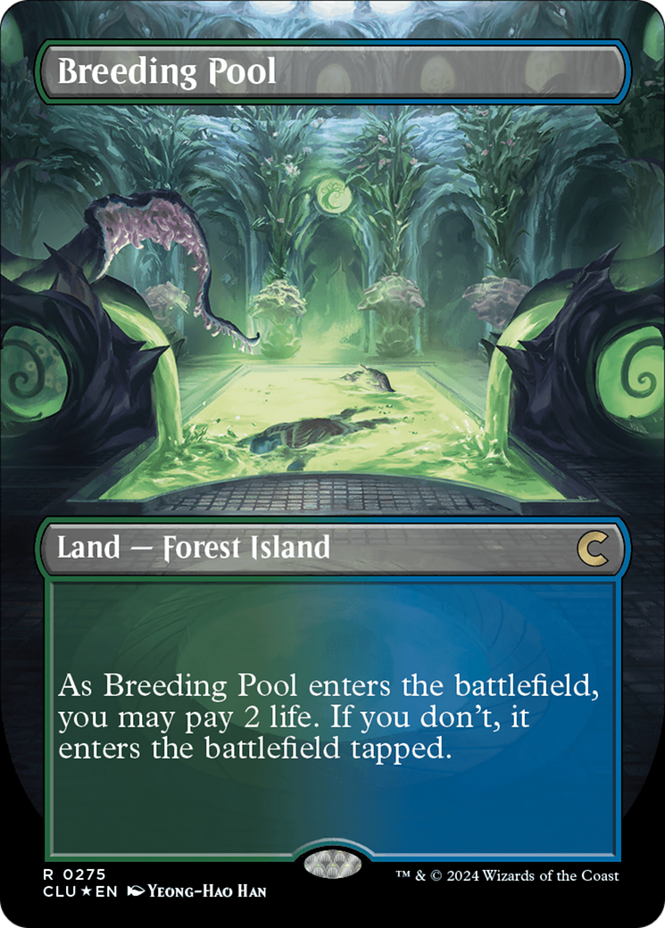 Breeding Pool (Borderless) [Ravnica: Clue Edition] | Pandora's Boox