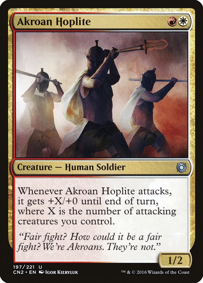 Akroan Hoplite [Conspiracy: Take the Crown] | Pandora's Boox