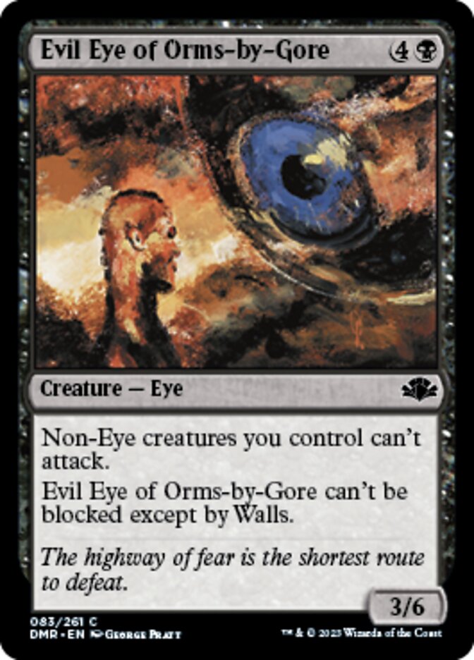 Evil Eye of Orms-by-Gore [Dominaria Remastered] | Pandora's Boox
