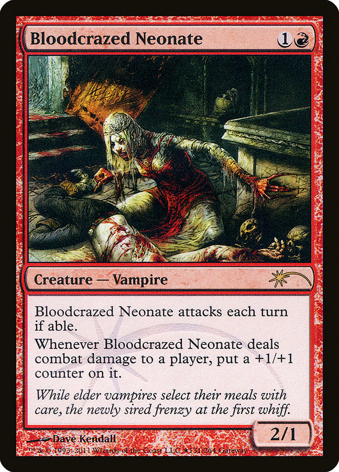 Bloodcrazed Neonate [Wizards Play Network 2011] | Pandora's Boox