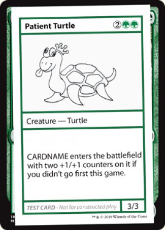 Patient Turtle (2021 Edition) [Mystery Booster Playtest Cards] | Pandora's Boox