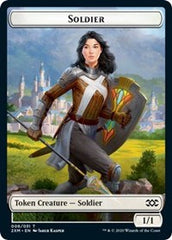 Soldier // Squirrel Double-Sided Token [Double Masters Tokens] | Pandora's Boox