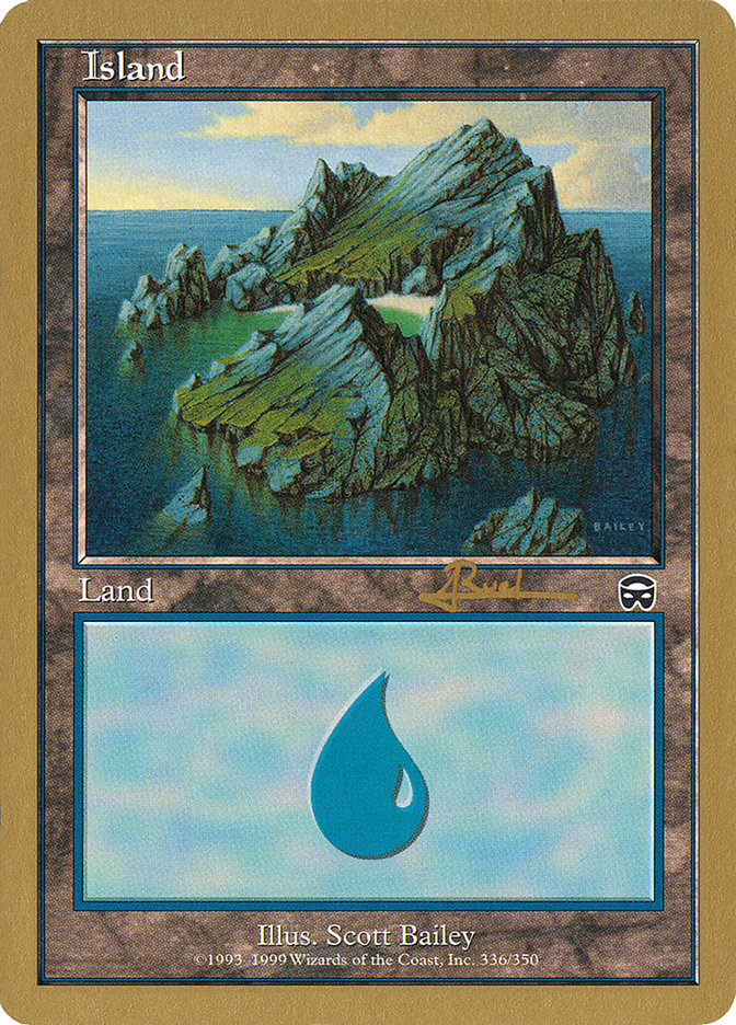 Island (ar336a) (Antoine Ruel) [World Championship Decks 2001] | Pandora's Boox
