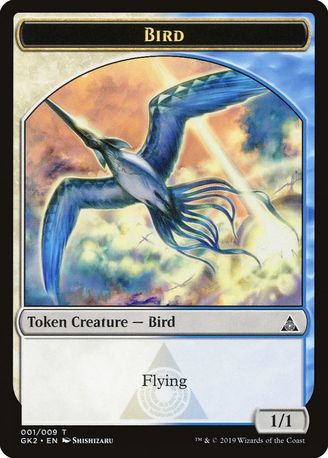 Bird // Sphinx Double-Sided Token [Ravnica Allegiance Guild Kit Tokens] | Pandora's Boox