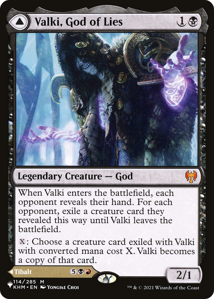 Valki, God of Lies // Tibalt, Cosmic Impostor [Secret Lair: From Cute to Brute] | Pandora's Boox