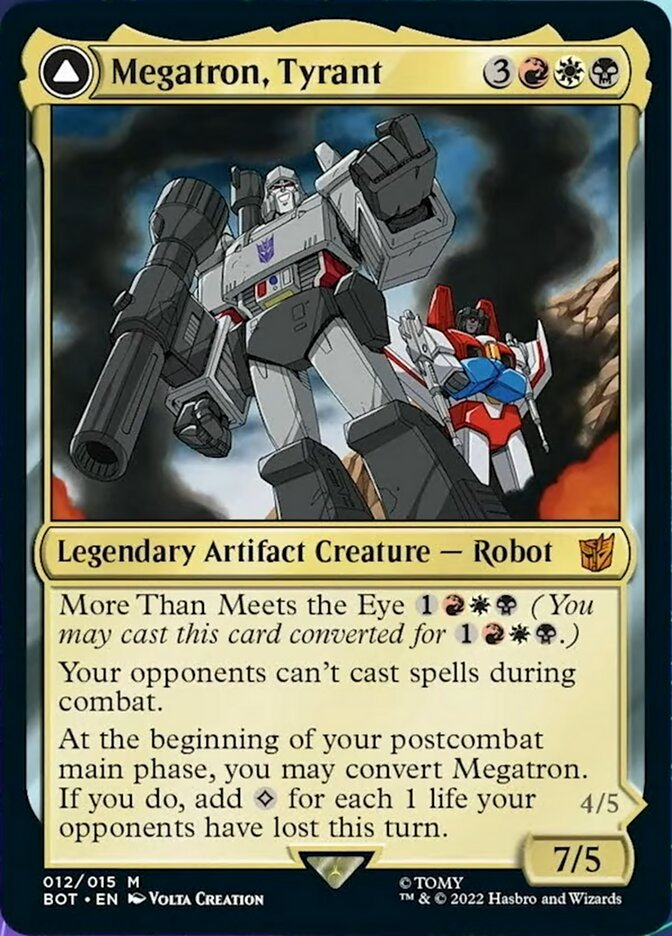 Megatron, Tyrant // Megatron, Destructive Force [Transformers] | Pandora's Boox
