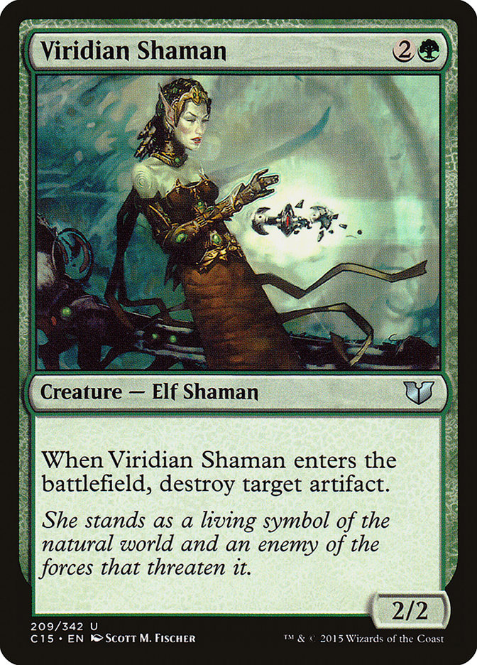 Viridian Shaman [Commander 2015] | Pandora's Boox