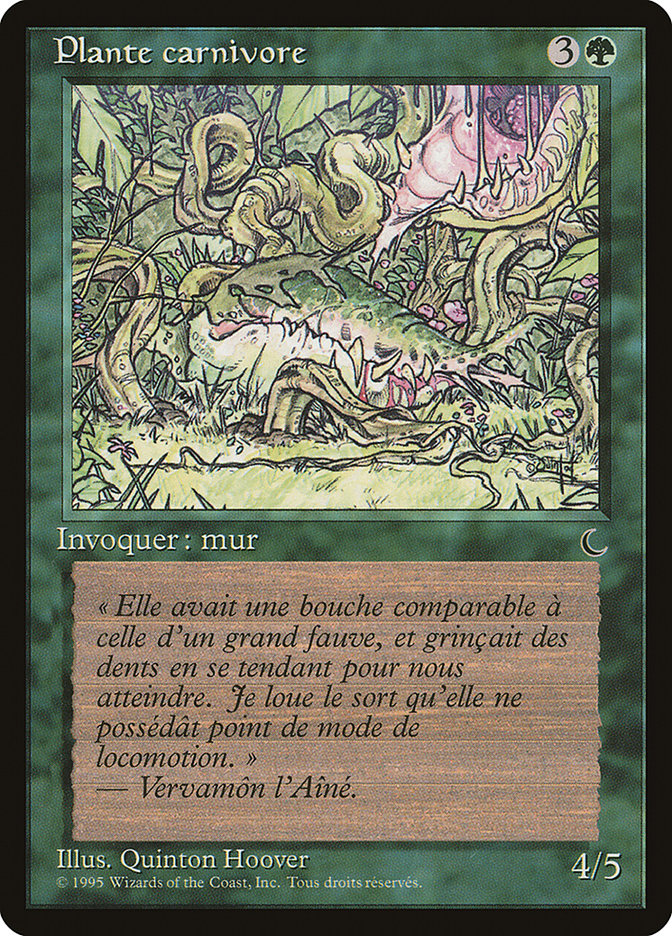 Carnivorous Plant (French) - "Plante carnivore" [Renaissance] | Pandora's Boox