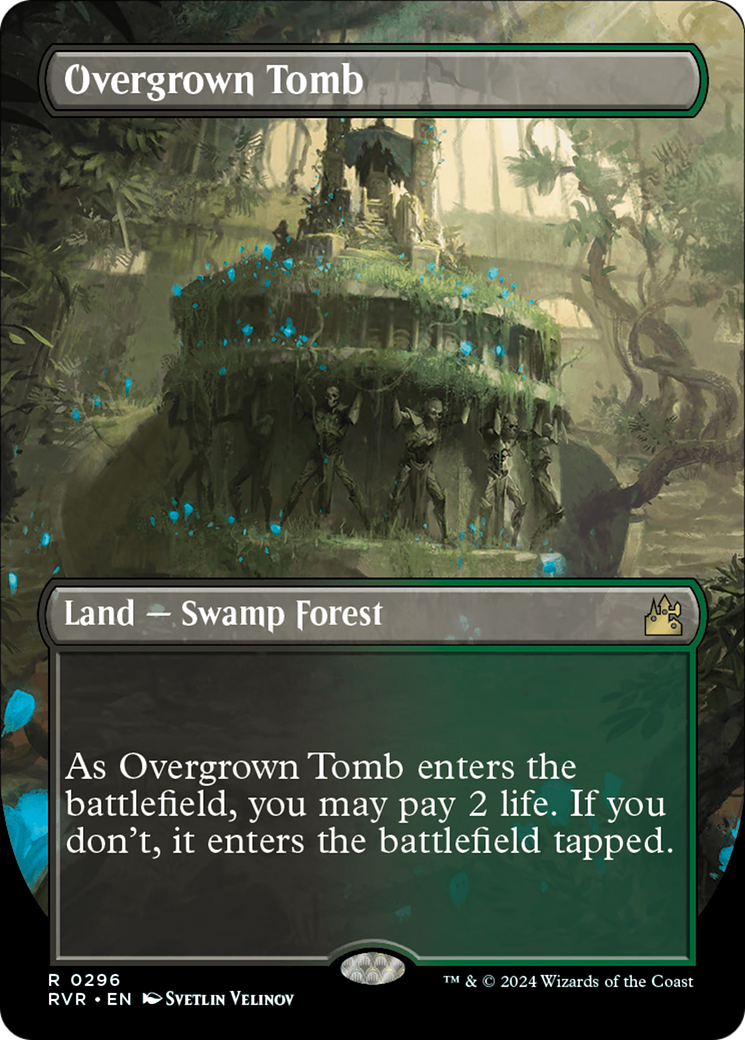 Overgrown Tomb (Borderless) [Ravnica Remastered] | Pandora's Boox