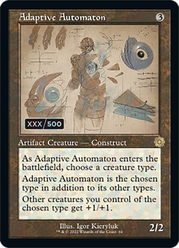 Adaptive Automaton (Retro Schematic) (Serialized) [The Brothers' War Retro Artifacts] | Pandora's Boox