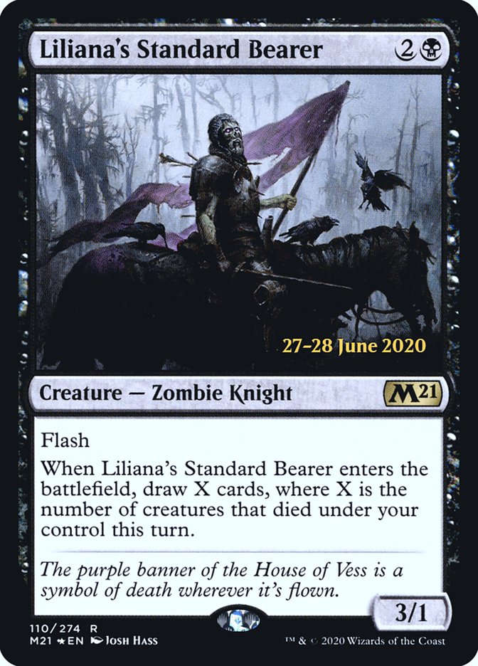 Liliana's Standard Bearer [Core Set 2021 Prerelease Promos] | Pandora's Boox