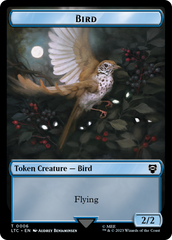 Elf Warrior // Bird Double Sided Token [The Lord of the Rings: Tales of Middle-Earth Commander Tokens] | Pandora's Boox