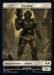 Soldier (002) // Space Marine Devastator Double-Sided Token (Surge Foil) [Warhammer 40,000 Tokens] | Pandora's Boox