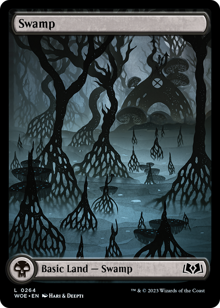 Swamp (264) (Full-Art) [Wilds of Eldraine] | Pandora's Boox