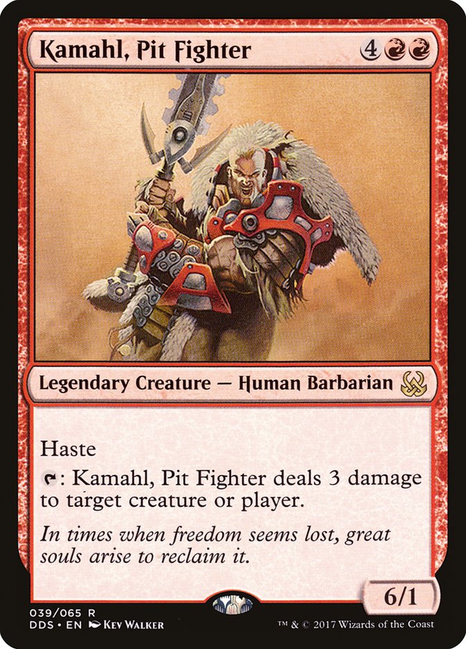 Kamahl, Pit Fighter [Duel Decks: Mind vs. Might] | Pandora's Boox