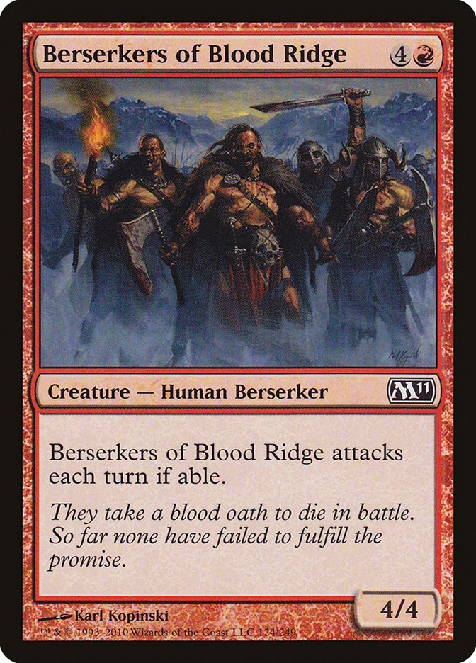 Berserkers of Blood Ridge [Magic 2011] | Pandora's Boox