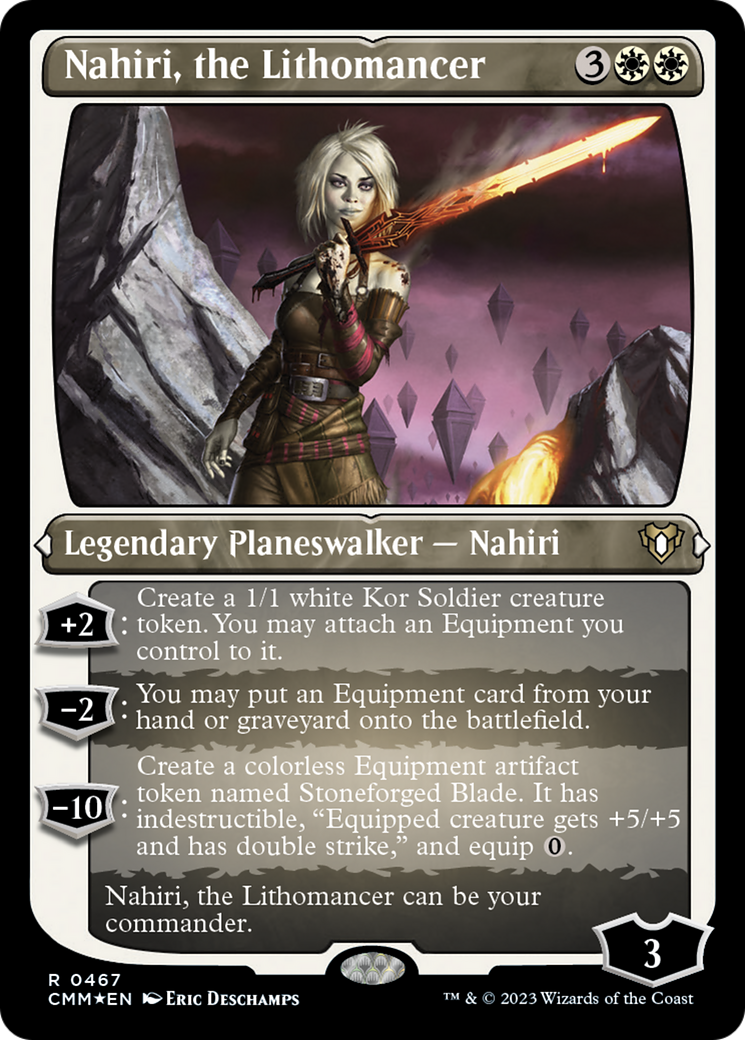 Nahiri, the Lithomancer (Foil Etched) [Commander Masters] | Pandora's Boox