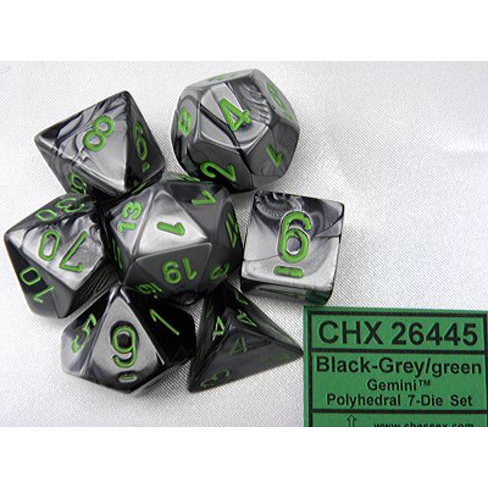 CHX26445 Gemini Black-Grey w/green CHX26445