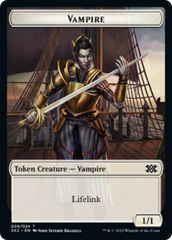 Elemental // Vampire Double-Sided Token [Double Masters 2022 Tokens] | Pandora's Boox