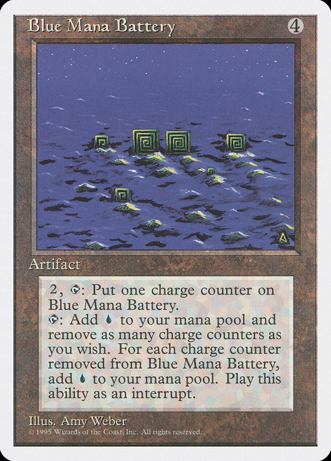 Blue Mana Battery [Fourth Edition] | Pandora's Boox