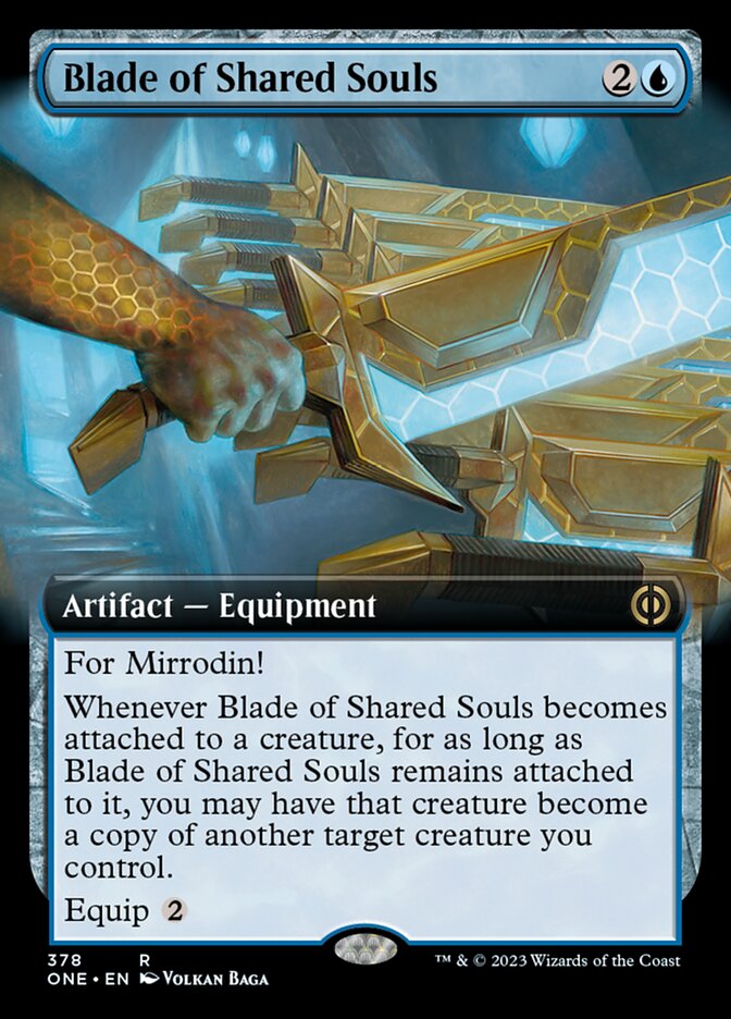 Blade of Shared Souls (Extended Art) [Phyrexia: All Will Be One] | Pandora's Boox