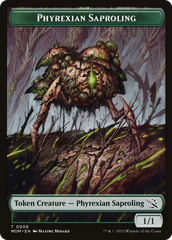 Monk // Phyrexian Saproling Double-Sided Token [March of the Machine Tokens] | Pandora's Boox