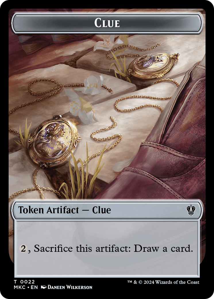 Clue // Insect (0017) Double-Sided Token [Murders at Karlov Manor Commander Tokens] | Pandora's Boox