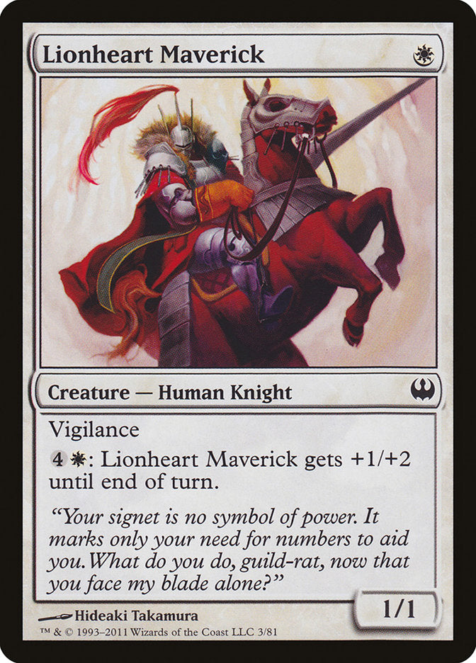 Lionheart Maverick [Duel Decks: Knights vs. Dragons] | Pandora's Boox