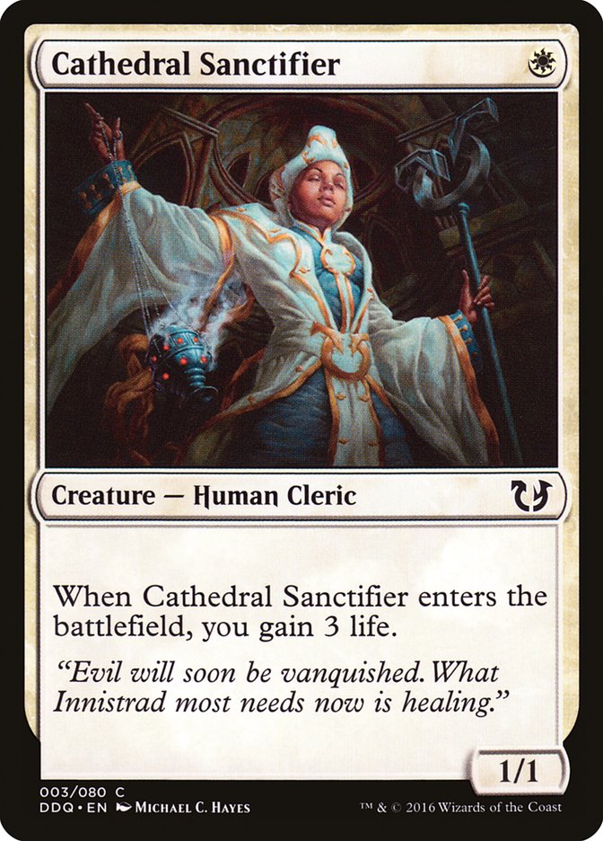 Cathedral Sanctifier [Duel Decks: Blessed vs. Cursed] | Pandora's Boox