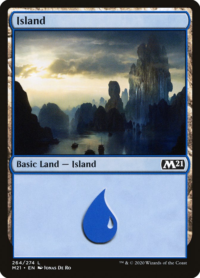 Island (264) [Core Set 2021] | Pandora's Boox
